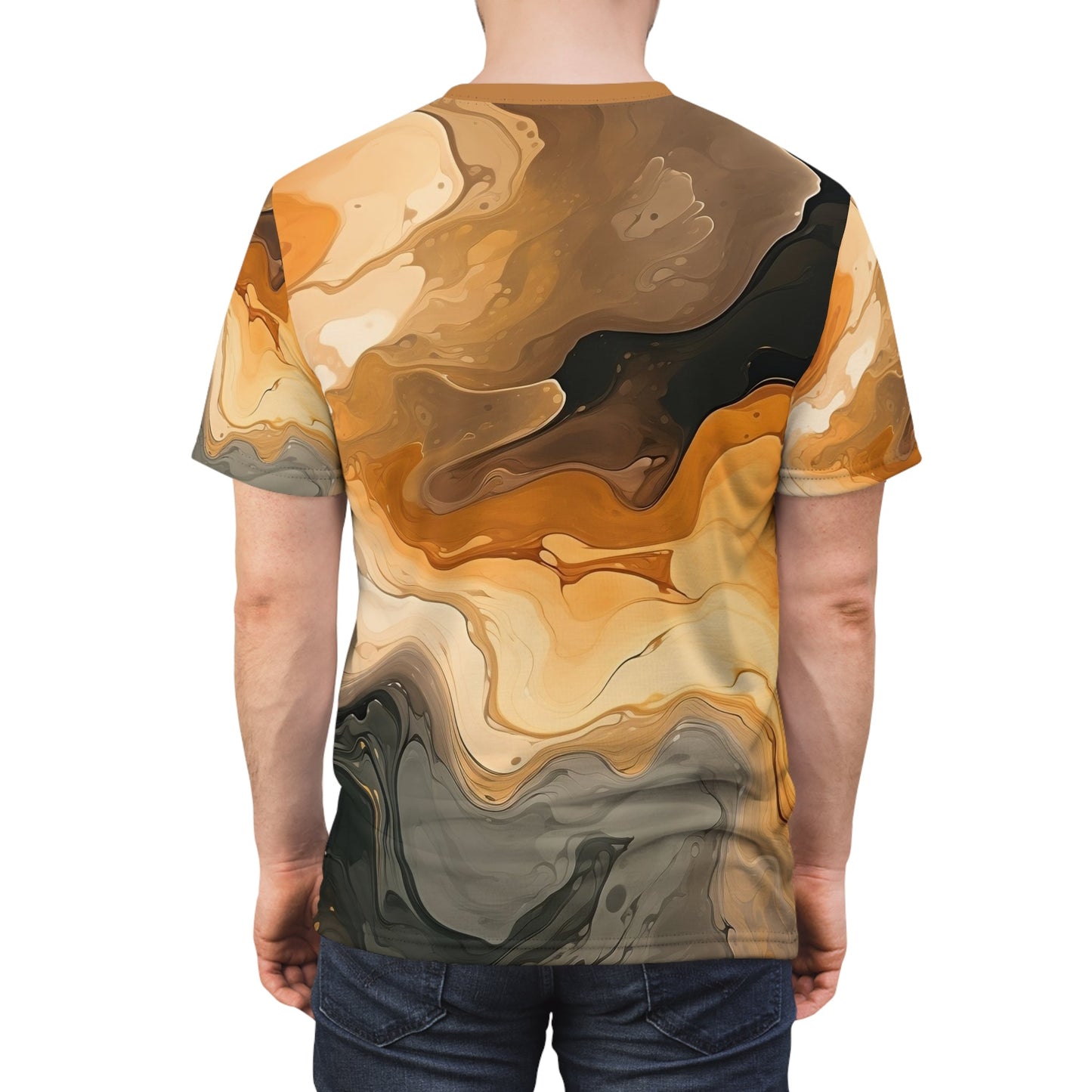 Earth Tone Men's Running Shirt - Sprintex - All Over Prints