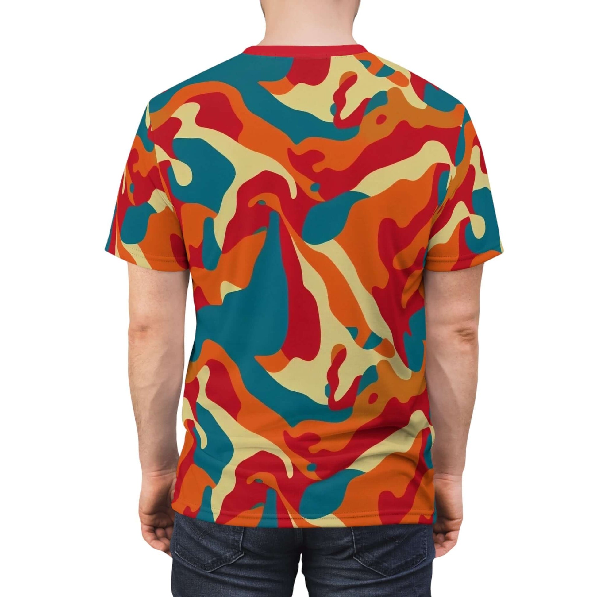 Fury Camo Men's Running Shirt - Sprintex - All Over Prints