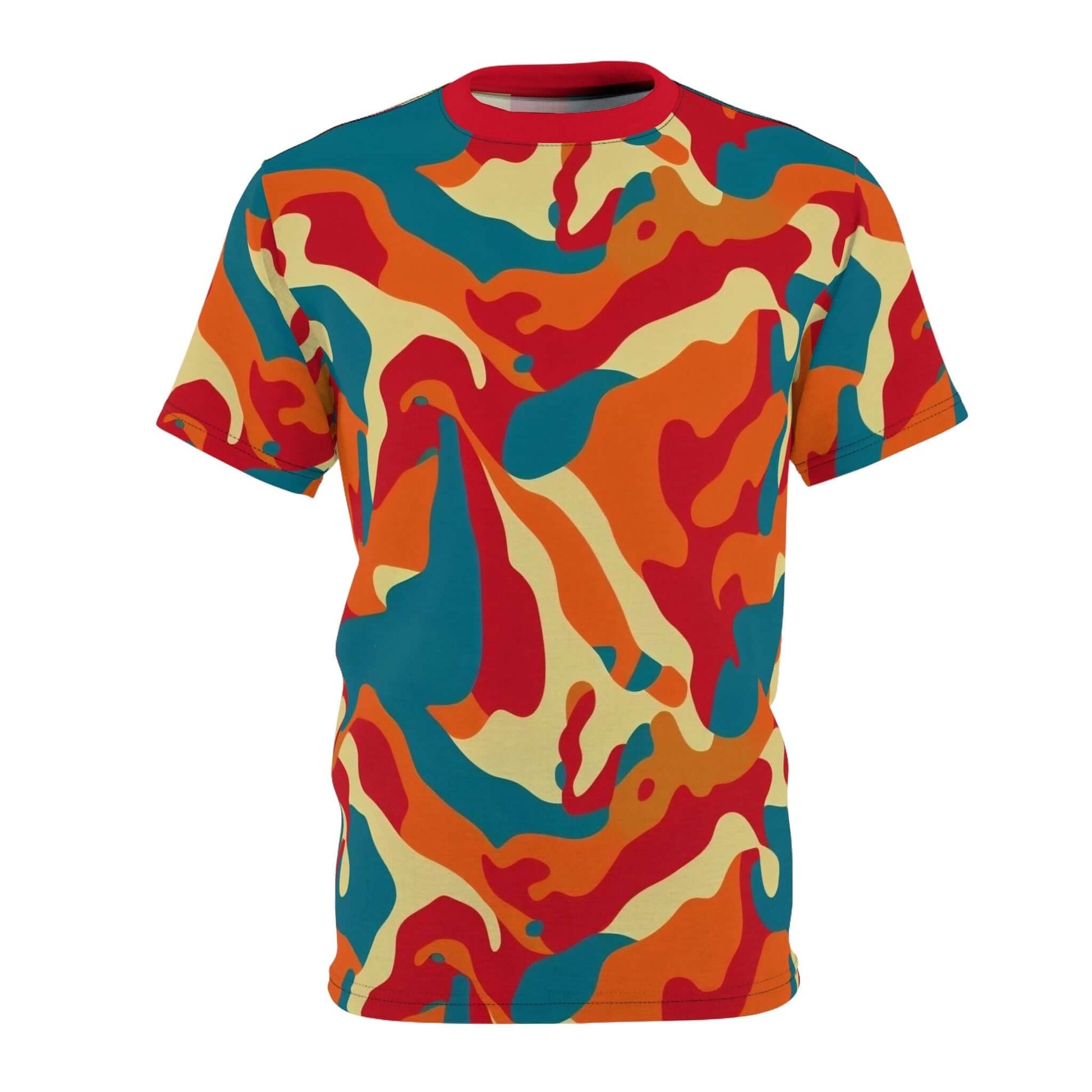 Fury Camo Men's Running Shirt - Sprintex - All Over Prints